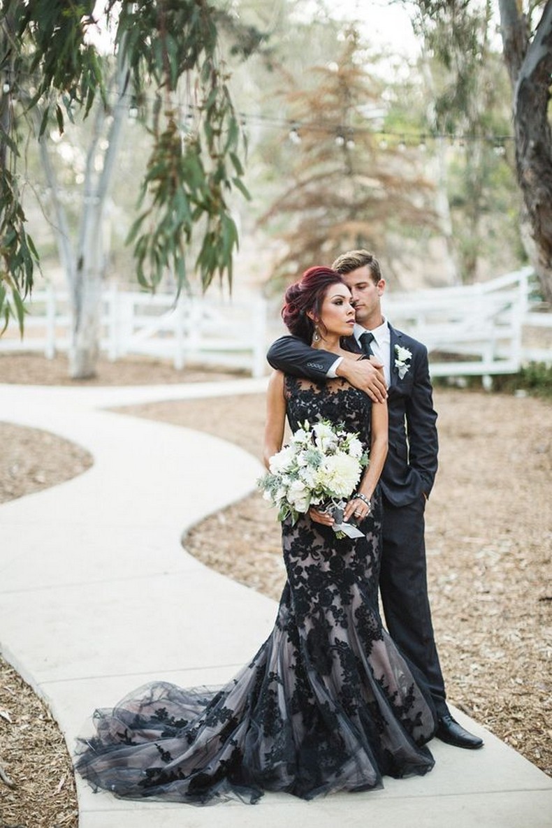 25 Glamorous Black Wedding Dresses Luxury Pictures