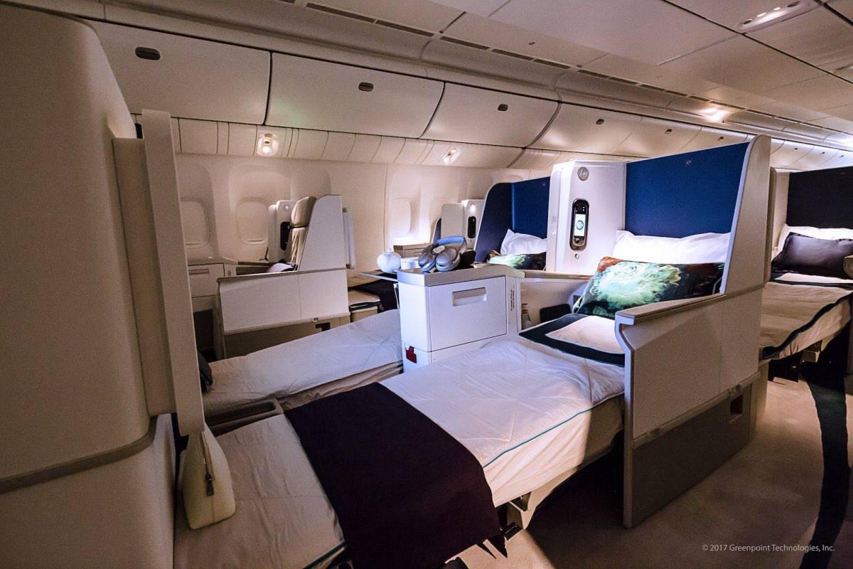 Boeing 777 luxury airplane from Crystal Cruises