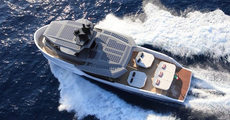 Sherpa, the spectacular multipurpose yacht with solar panels you to the future