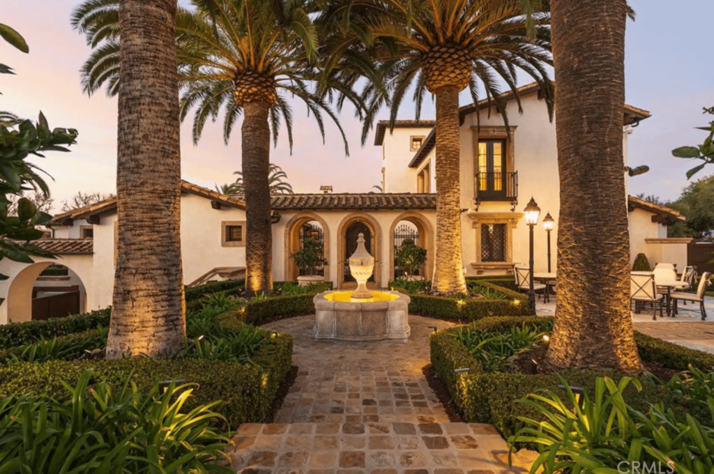 Mediterranean Home in Irvine, California - front exterior 2